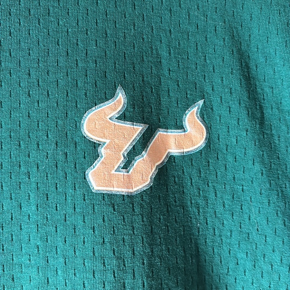 Adidas Men’s Lg Green USF Bulls Hooded Jacket with Zip Pockets. Curent Branding - Picture 4 of 13